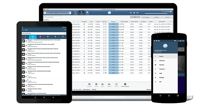 Download FrostWire for PC Windows, Mac, Linux and Android